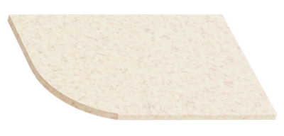 Стільниця пісок античний (зі зрізаним кутом), 28