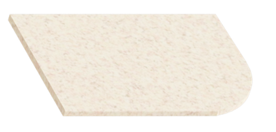 Стільниця пісок античний (зі зрізаним кутом), 28