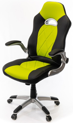Крісло геймерське Форсаж 8 PL GTR TILT Зелений (PU-чорний/салатовий)